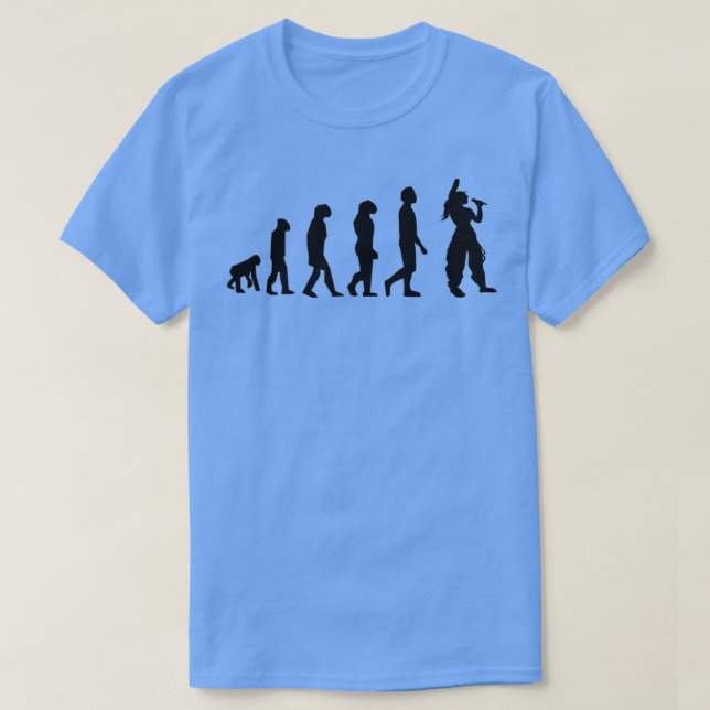 Camiseta evolución musical (2) (Diseño del anverso)