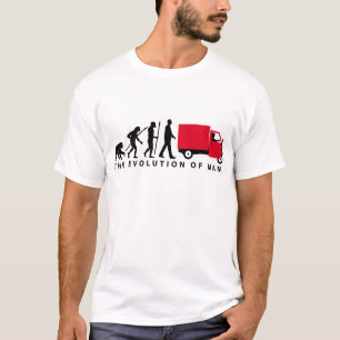 Camiseta Evolución of usted Piaggio Ape mini transporter
