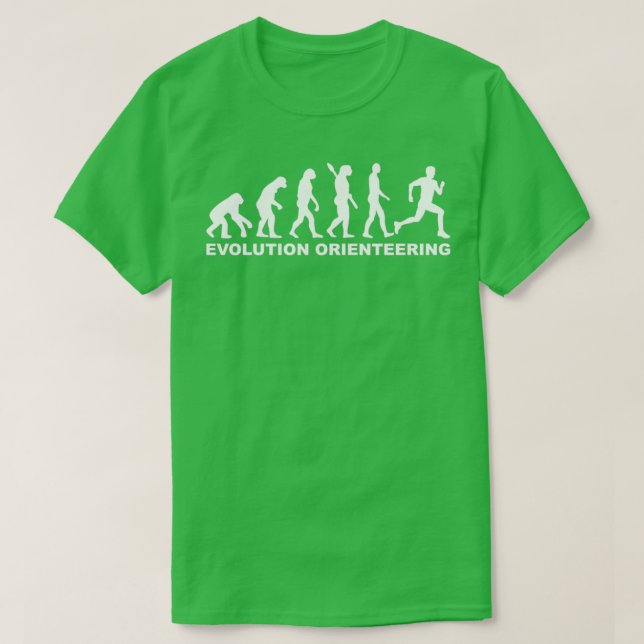 Camiseta Evolución orientadora (Diseño del anverso)
