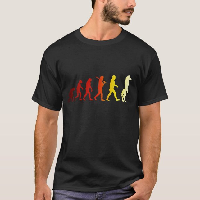 Camiseta Evolución peluda (Anverso)