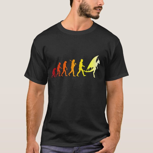 Camiseta Evolución peluda (Anverso)
