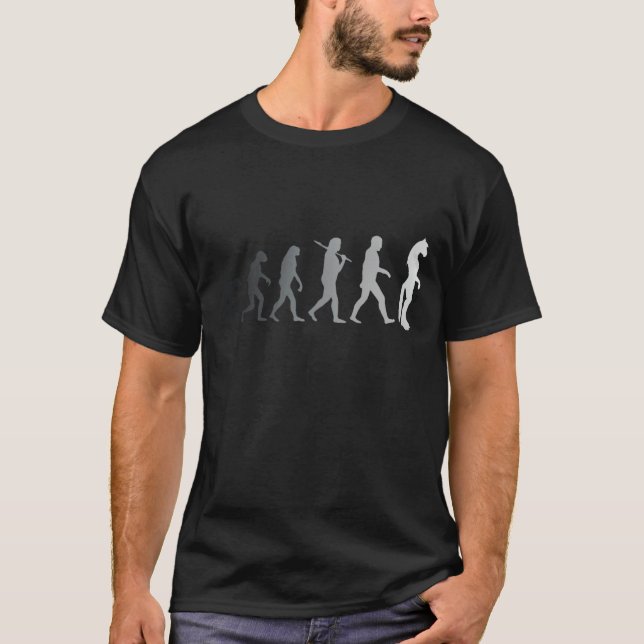 Camiseta Evolución peluda (Anverso)