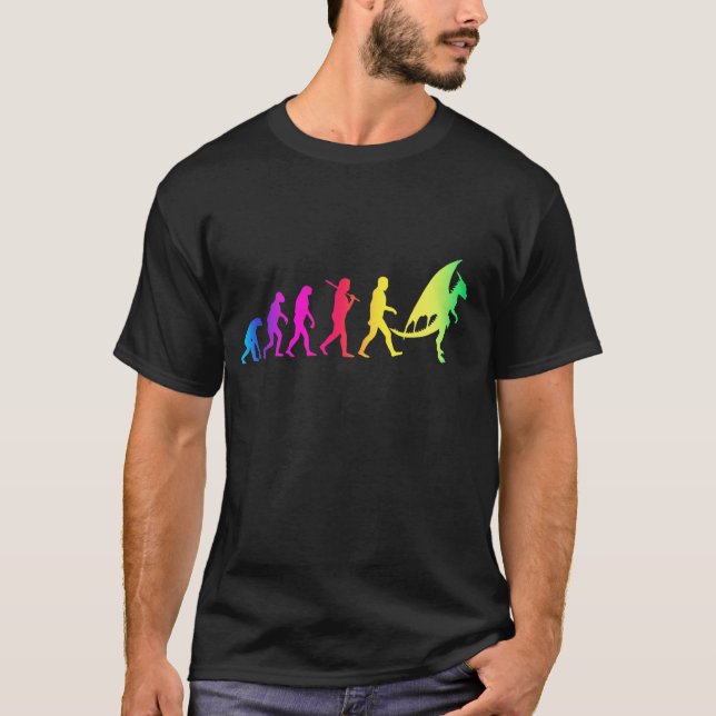 Camiseta Evolución peluda (Anverso)