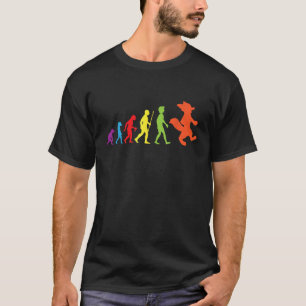 Camiseta Evolución Peluda Persona Peluda Oreja Cola Orgullo