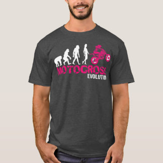 Camiseta Evolución perfecta de un regalo de Motocross