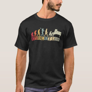 Camiseta Evolución Piano Músico Orquesta de Teclado 7