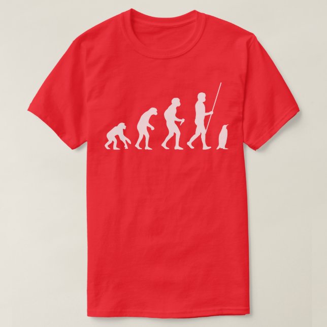 Camiseta Evolución pingüina (Diseño del anverso)