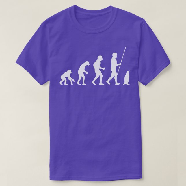 Camiseta Evolución pingüina (Diseño del anverso)