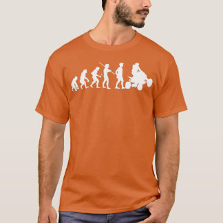 Camiseta Evolución Quad Bike ATV Funny Bicicleta Quad