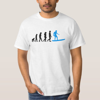 Camiseta Evolución que practica surf