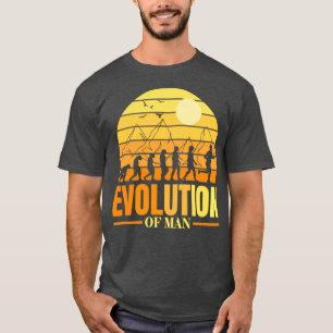 Camiseta Evolución Realmente Guay Runny Gift Para Joggers