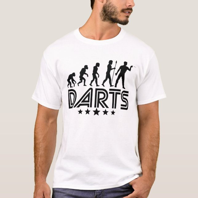 Camiseta Evolución retra de los dardos (Anverso)