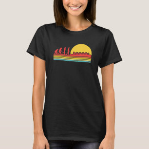 Camiseta Evolución retro retro barco remo remo remo remo ca