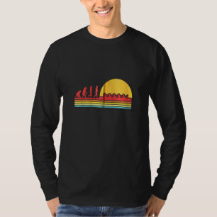Camiseta Evolución retro retro barco remo remo remo remo ca