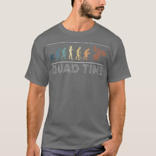 Camiseta Evolución retro vintage de cuatro tiempos de cuatr