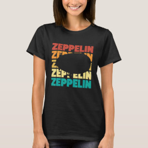 Camiseta Evolución Retro Zeppelin Dirigible Blimp Airship