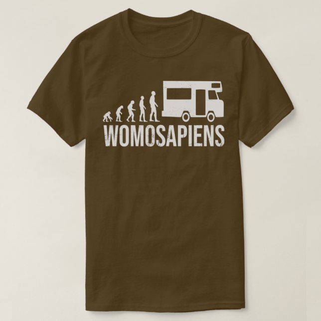 Camiseta Evolución RV de Womosapiens (Diseño del anverso)