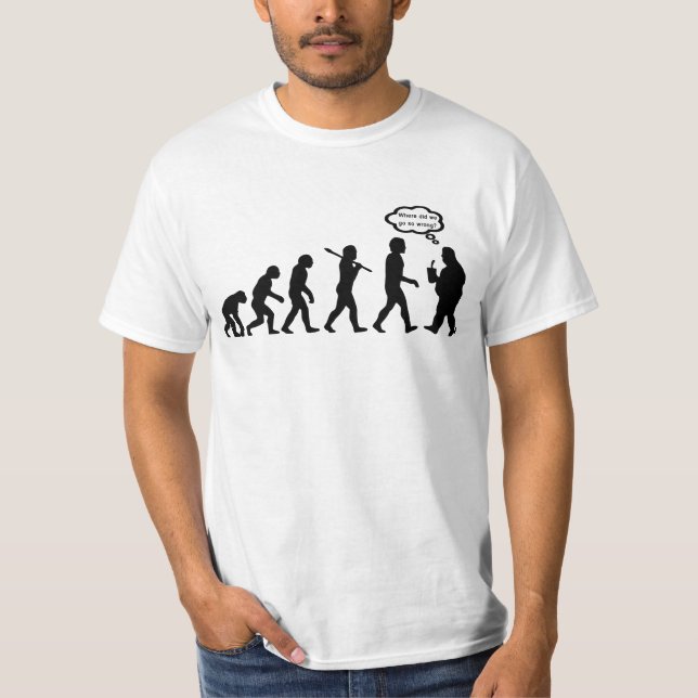 Camiseta Evolución salida mal (Anverso)