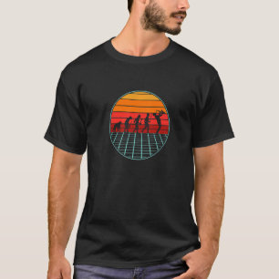 Camiseta Evolución saxofónica, Musical Instrumental Premium