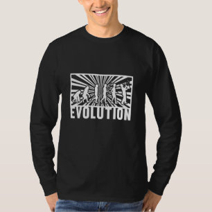 Camiseta Evolución Saxofonista Saxofón Jazz Banda Musical