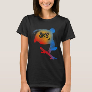 Camiseta Evolución Skateboarding Camiseta Genial S