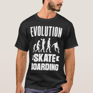 Camiseta Evolución Skateboarding Skate Retro Streetwear  2