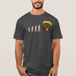 Camiseta Evolución Skydive Skydiver Paraglider Gift Idea