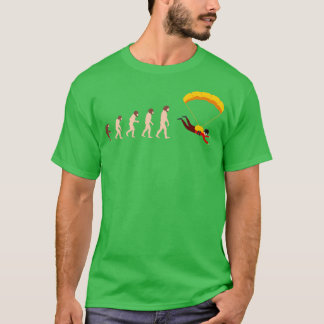 Camiseta Evolución Skydive Skydiver Paraglider Gift Idea 3