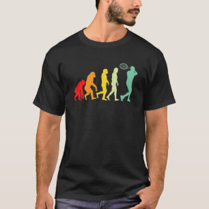 Camiseta Evolución Squash Jugador Ball Deportes Tenis Cubie