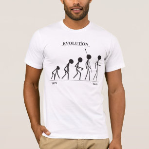 Camiseta Evolución Stickman