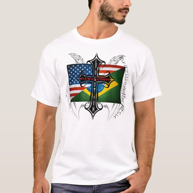 Camiseta Evolución T de Jiu Jitsu "Kombat Kross del (Anverso)