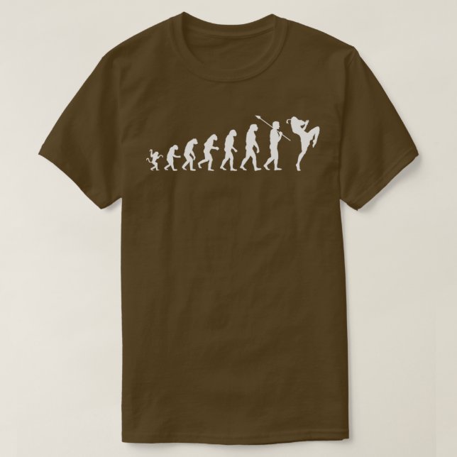 Camiseta Evolución tailandesa muay arte marcial en Tailandi (Diseño del anverso)