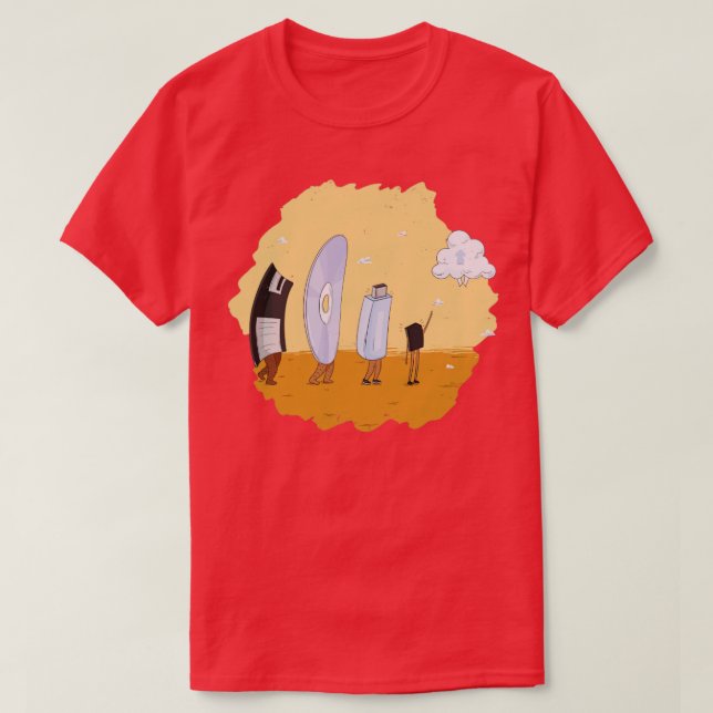 Camiseta Evolución tecnológica (Diseño del anverso)