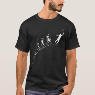 Camiseta Evolución Transbordador Badminton Deportes de Arte