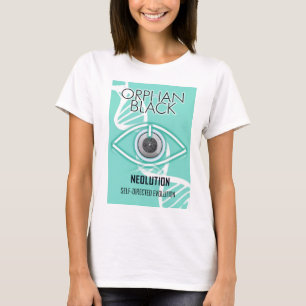Camiseta Evolución Uno mismo-Dirigida (ropa negra huérfan
