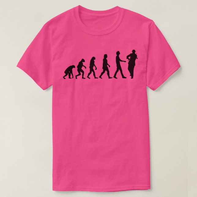 Camiseta Evolución violinista 3 (Diseño del anverso)