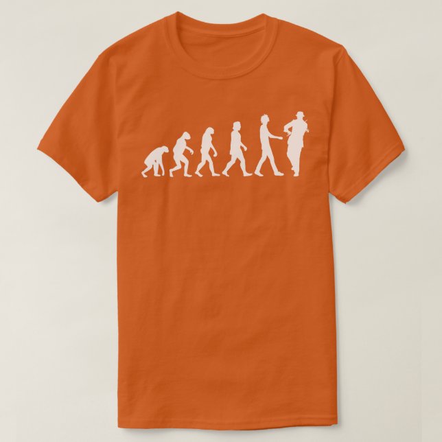 Camiseta Evolución violinista 4 (Diseño del anverso)
