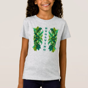 Camiseta "Evolucionando" Decorativo Botánico Floral