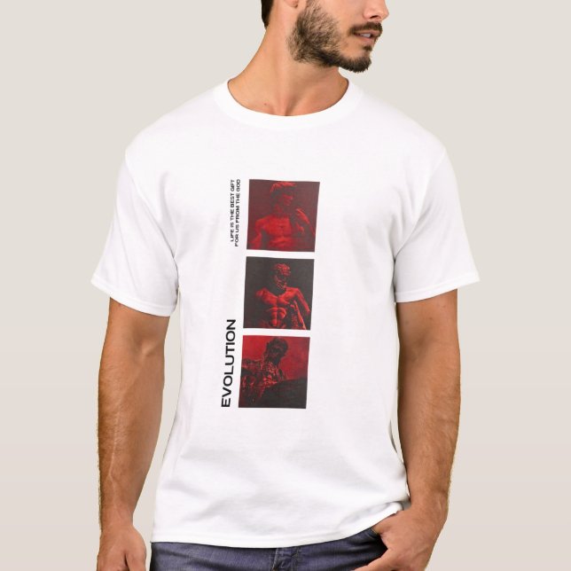 Camiseta Evolucionar más allá de los límites (Anverso)