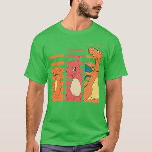 Camiseta Evoluciones de Pokémon Charmander niño