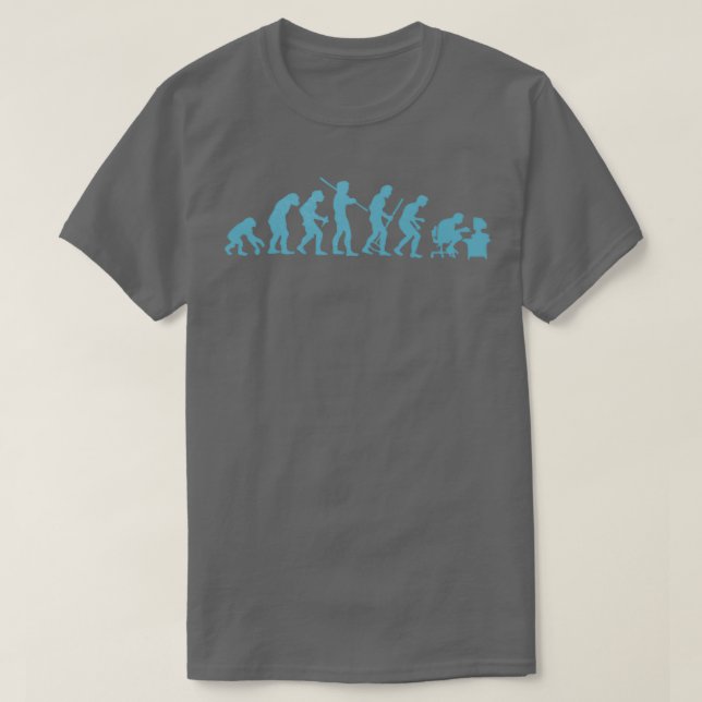 Camiseta Evolution Ape To Geek Classic TShirt (Diseño del anverso)