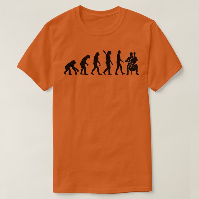 Camiseta Evolution Cello (Diseño del anverso)