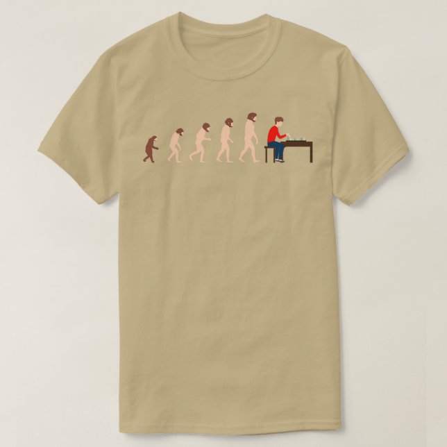 Camiseta Evolution Chess Player Funny Gift Idea  (2)  (Diseño del anverso)