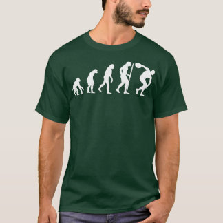 Camiseta Evolution discus lanzar Discobolus lanzador de dis