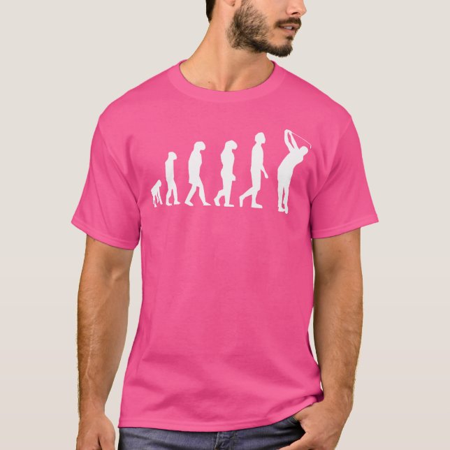 Camiseta Evolution Golfer Funny Golf Golf Golf Golfing Fath (Anverso)