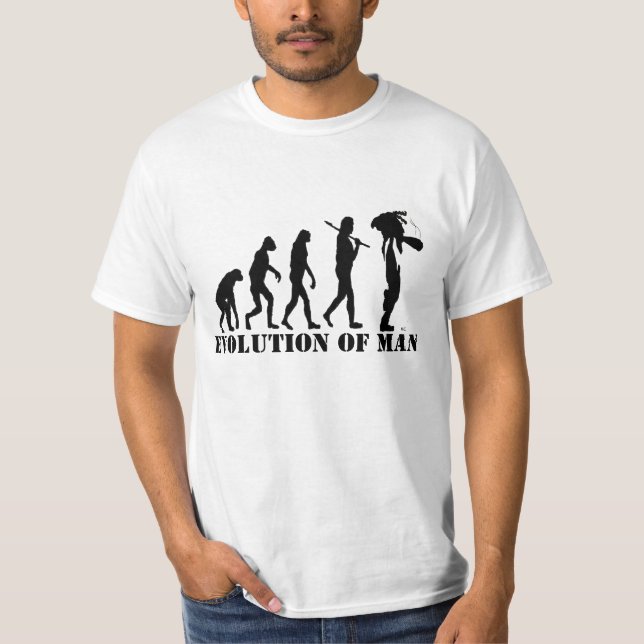 CAMISETA EVOLUTION OF MAN (Anverso)