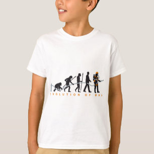 Camiseta evolution of usted fire fighter