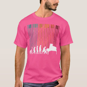 Camiseta Evolution Piano Músico Teclado Orquesta