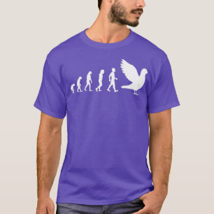 Camiseta Evolution Pigeon Breeder Pigeon Racing Gift