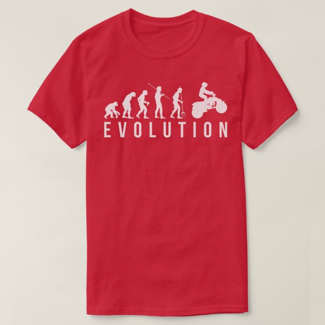 Camiseta Evolution Quad Bike Rider   (Diseño del anverso)
